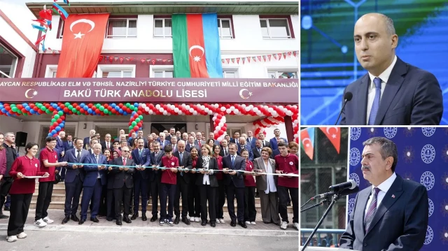 baku turk anadolu lisesi acildi turkiye ile tum kademeler uzerinde is birligimiz var eVISjF7A