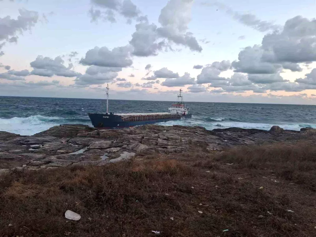 kocaelide kuru yuk gemisi karaya oturdu Egrqe4ZR