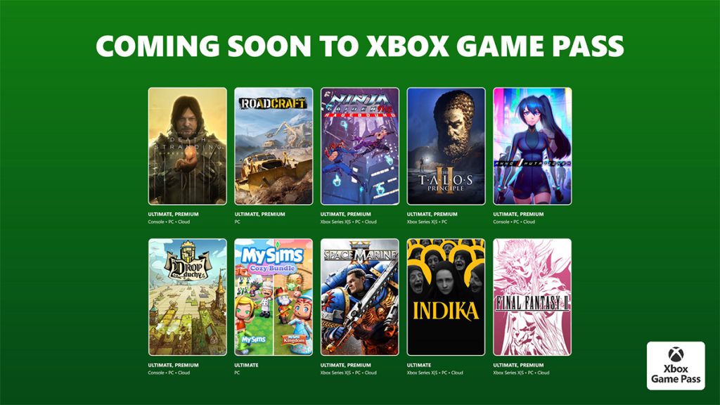 Xbox Game Pass - Ocak İkinci Yarı Oyunları